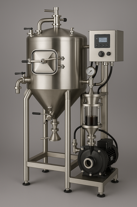 Pomeroy Cold Brew Coffee System | Mixing Rake | False Bottom Filter | Recirculation Pump