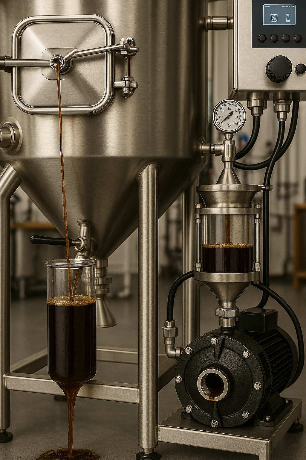 Pomeroy Cold Brew Coffee System | Mixing Rake | False Bottom Filter | Recirculation Pump