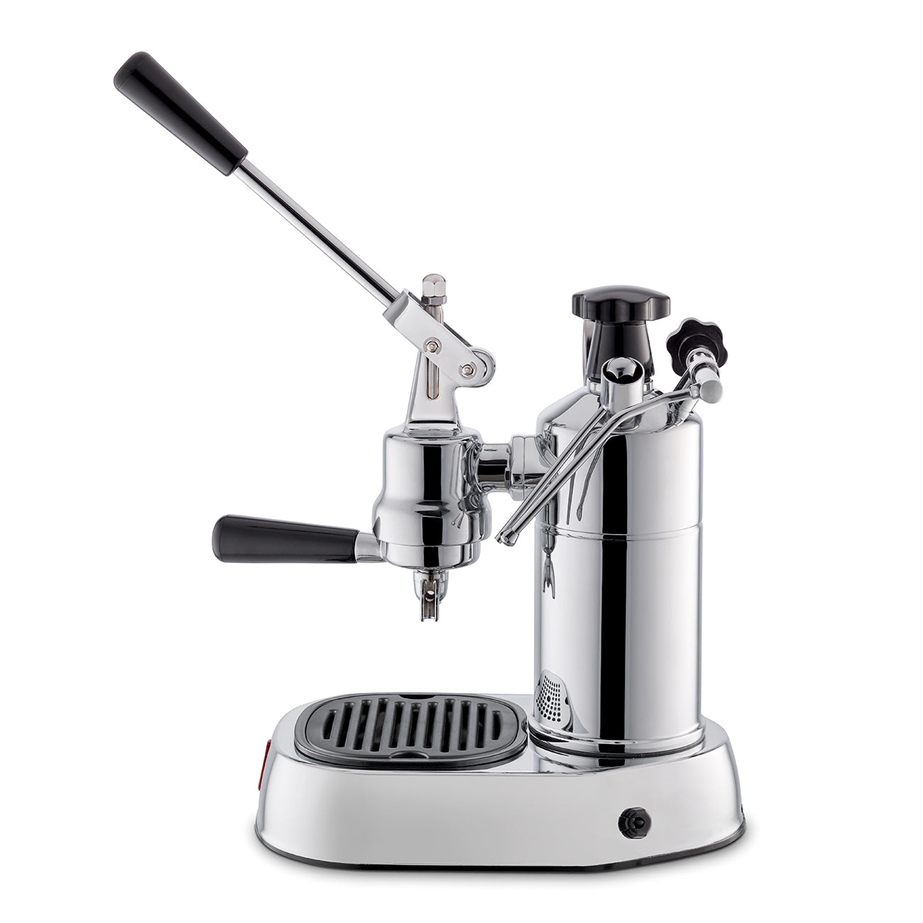 La Pavoni Professional PC 16 Chrome & Black 16-Cup Lever Espresso Machine