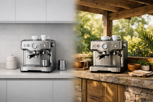 Indoor vs. Outdoor Coffee Bars