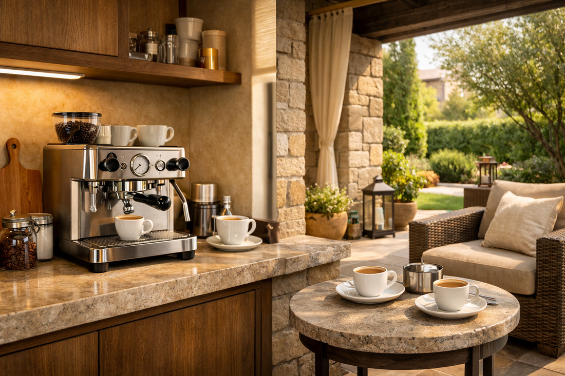 Designing a Seamless Indoor-Outdoor Coffee Flow