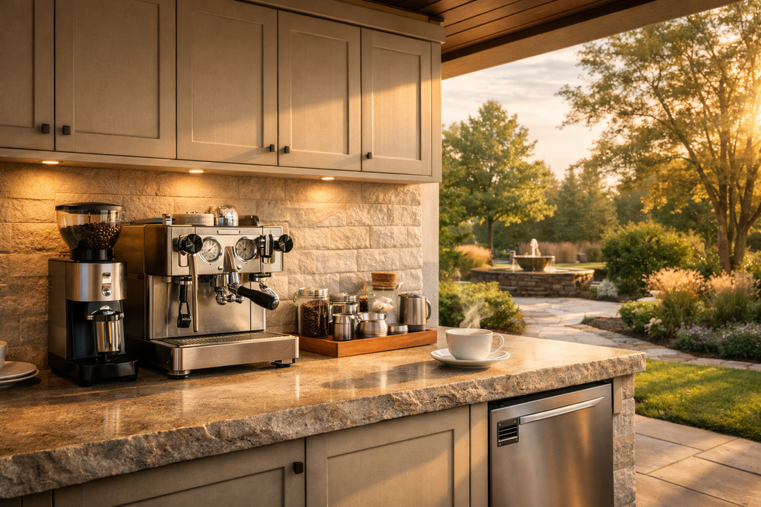 Outdoor Coffee Station Power & Water Needs