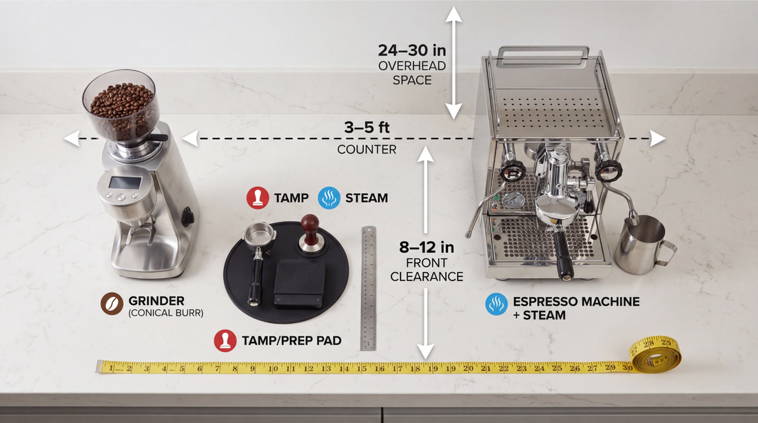 Best Countertop Layout for Espresso Machines