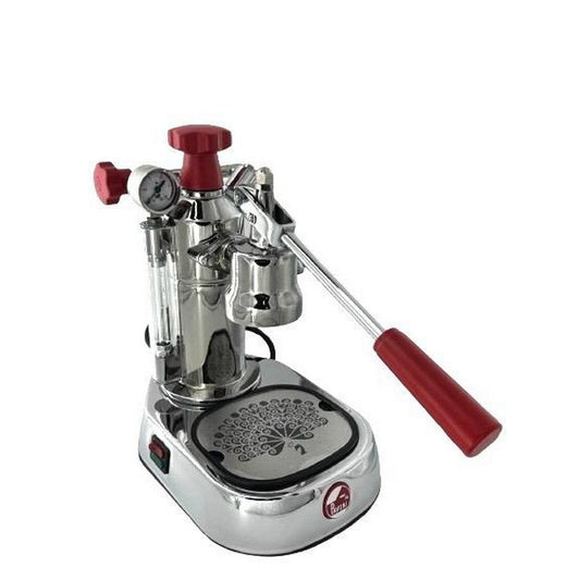 La Pavoni Europiccola EPC 8SR Special Edition Red with Gauge