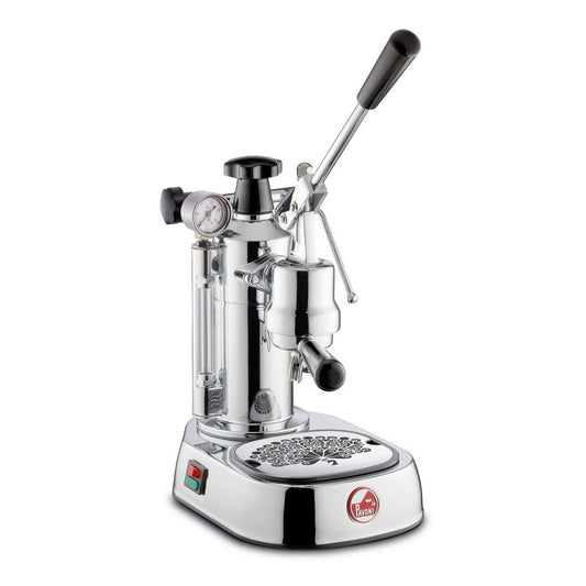 La Pavoni Europiccola EPC 8SB Special Edition Black with Gauge