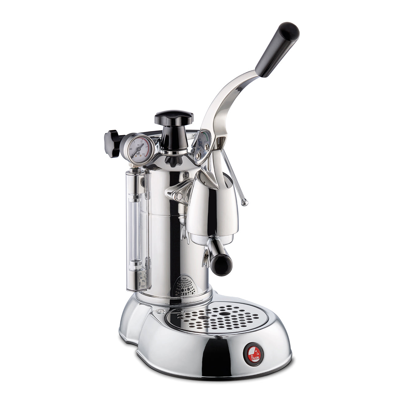 La Pavoni Stradivari PSC 16 16-Cup Professional Chrome and Black Espresso Machine
